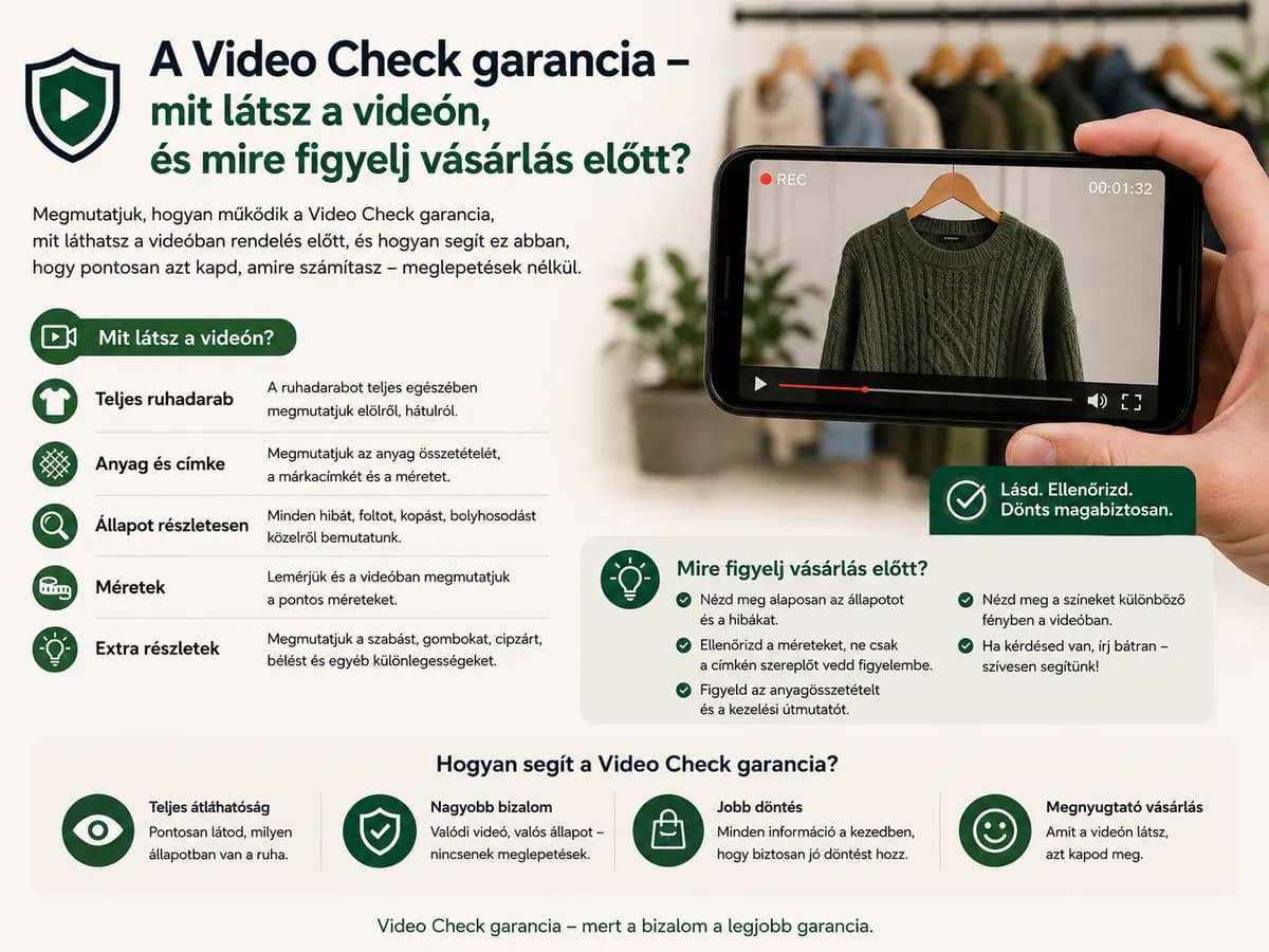 A Video Check garancia – mit látsz a videón, és mire figyelj vásárlás előtt?