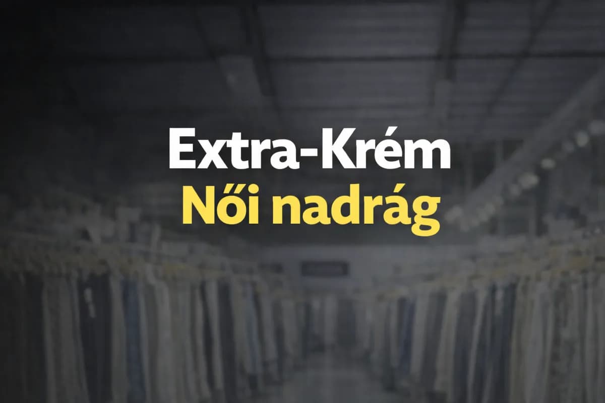 Extra-Krém női nadrág