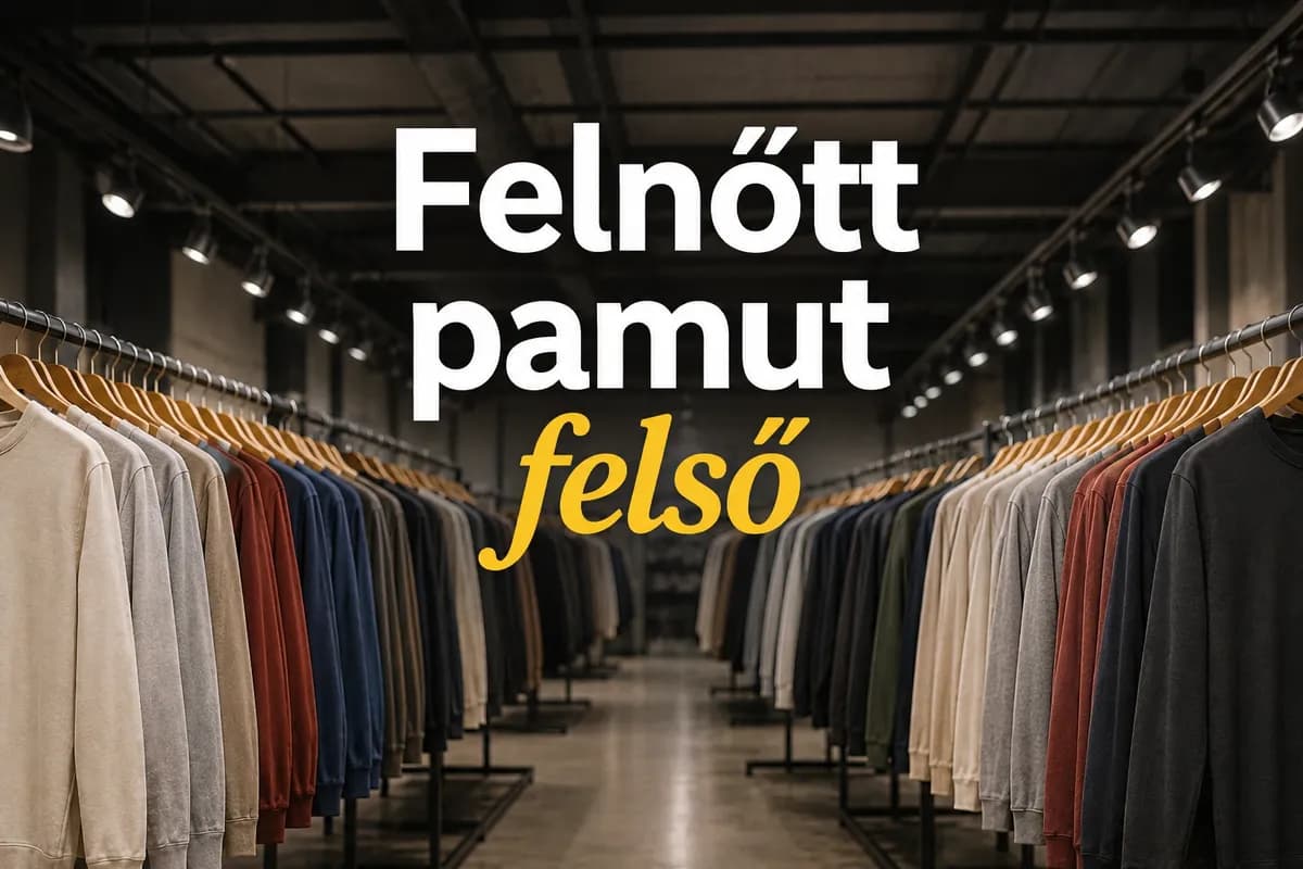 Felnőtt Pamut felsők