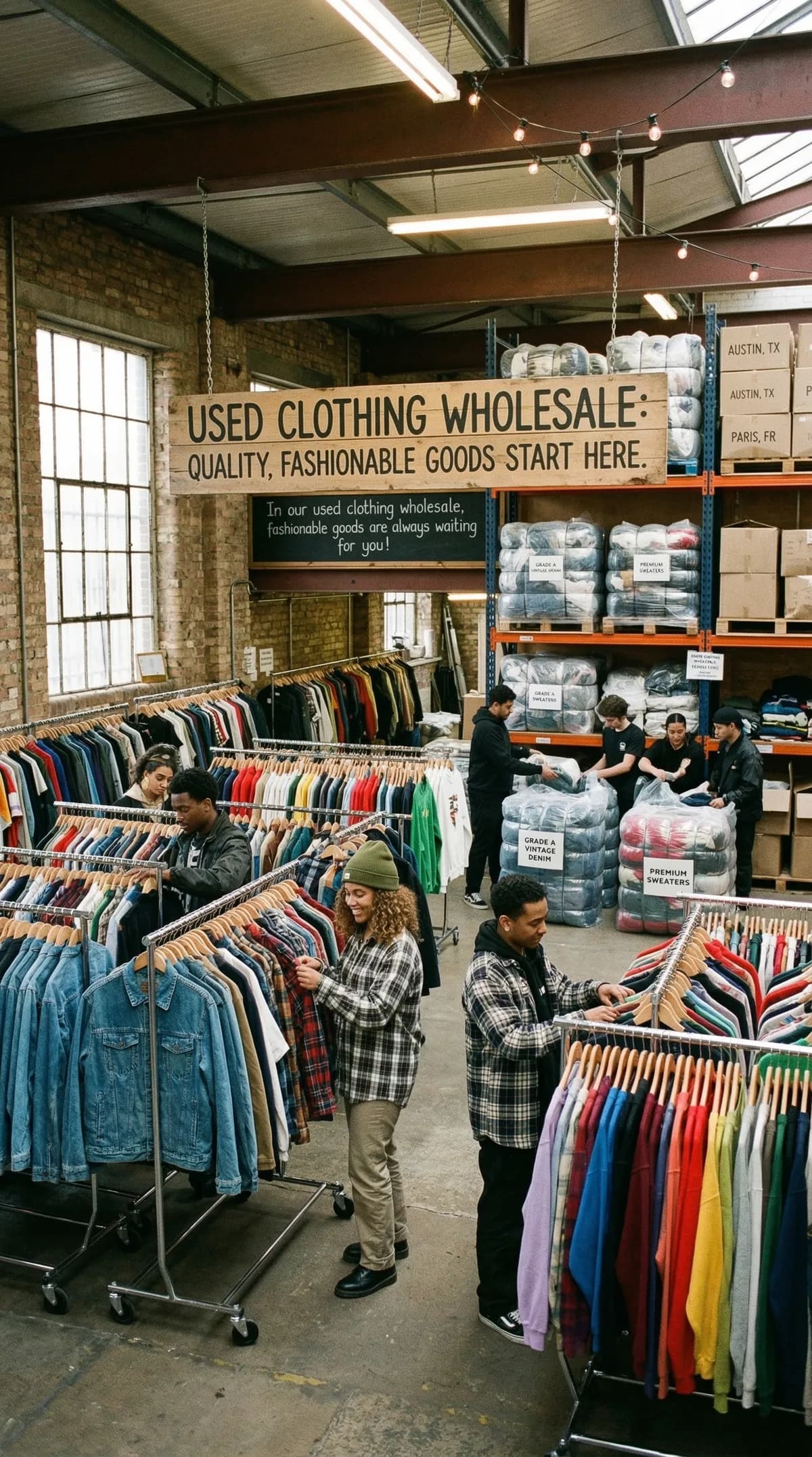 Használt ruha nagykereskedés:itt kezdődik a minőségi,divatos áru