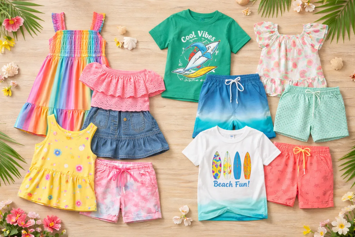 Nyári Gyerek ruházat extra-krém