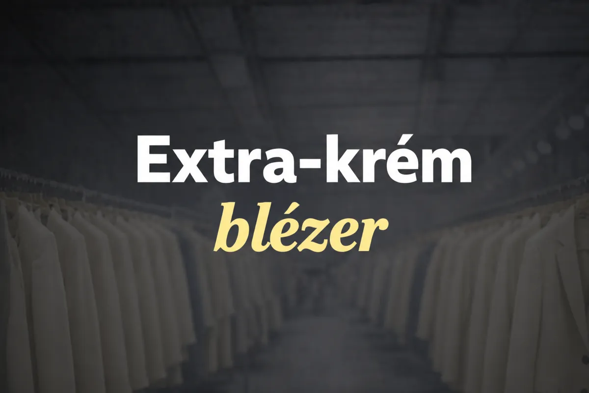Extra-Krém blézer - Kvalitný výber použitého oblečenia