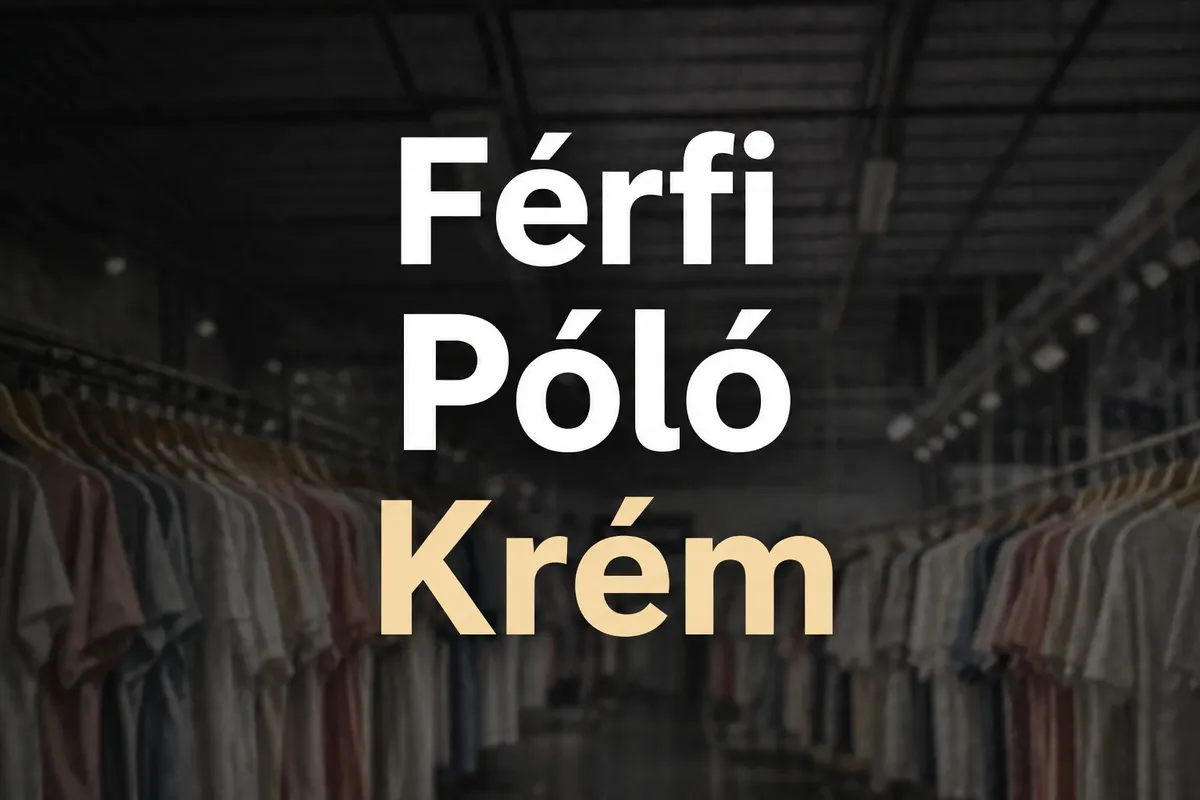 Férfi Póló - Minőségi használtruha válogatás