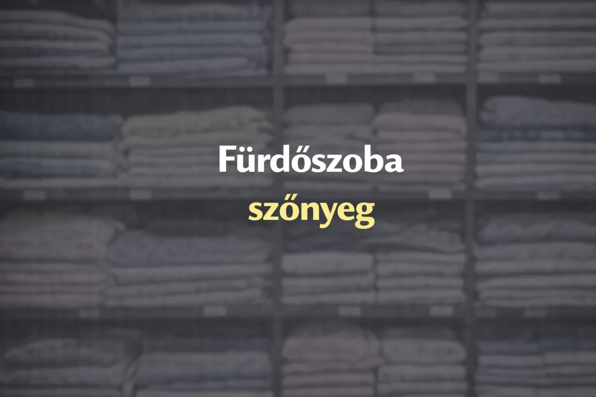 Fürdőszoba szőnyeg