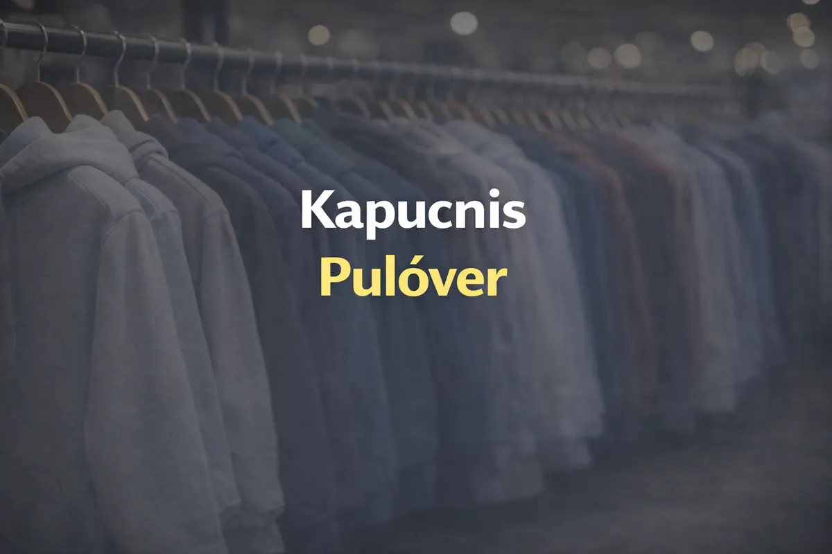 Kapucnis pulóver
