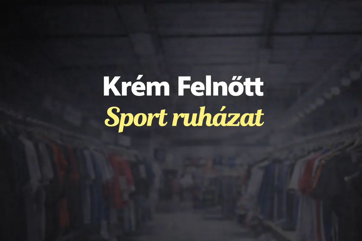 Krém Felnőtt sport ruházat