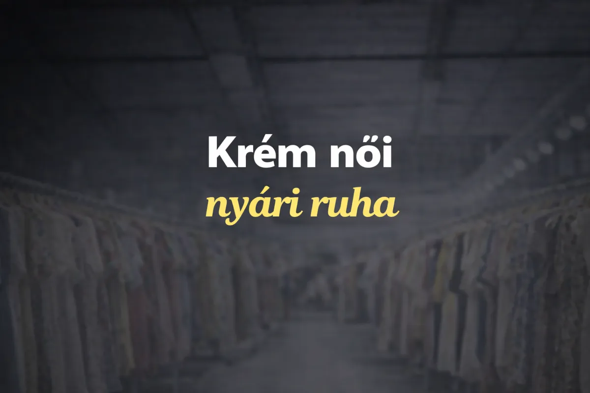 Krém női nyári ruha