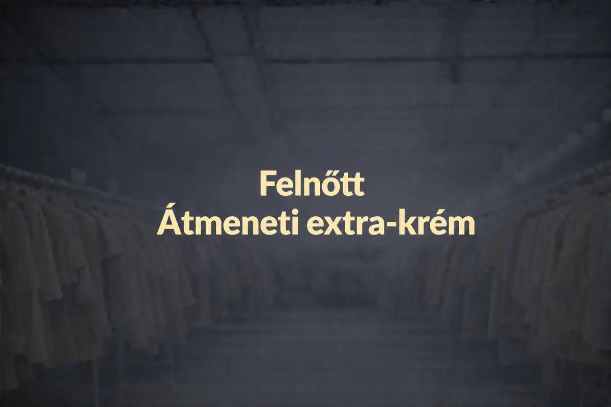 Őszi Felnőtt Extra-Krém - Minőségi használtruha válogatás