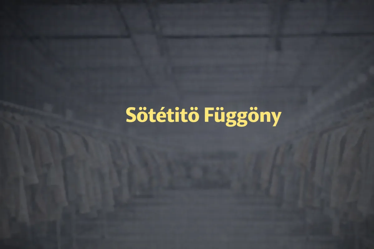 Sötétítő függöny